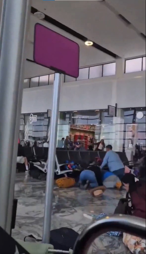 The first images from Mexico where clashes occurred between the army and cartel members