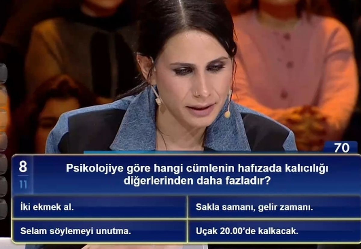Psikolojiye göre hangi cümlenin hafızada kalıcılığı diğerlerinden daha fazladır?