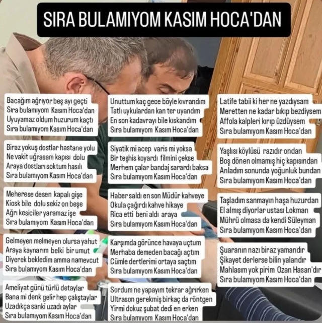 randevu bulamayinca doktora taslama siir yazdi 19590789 7284 m