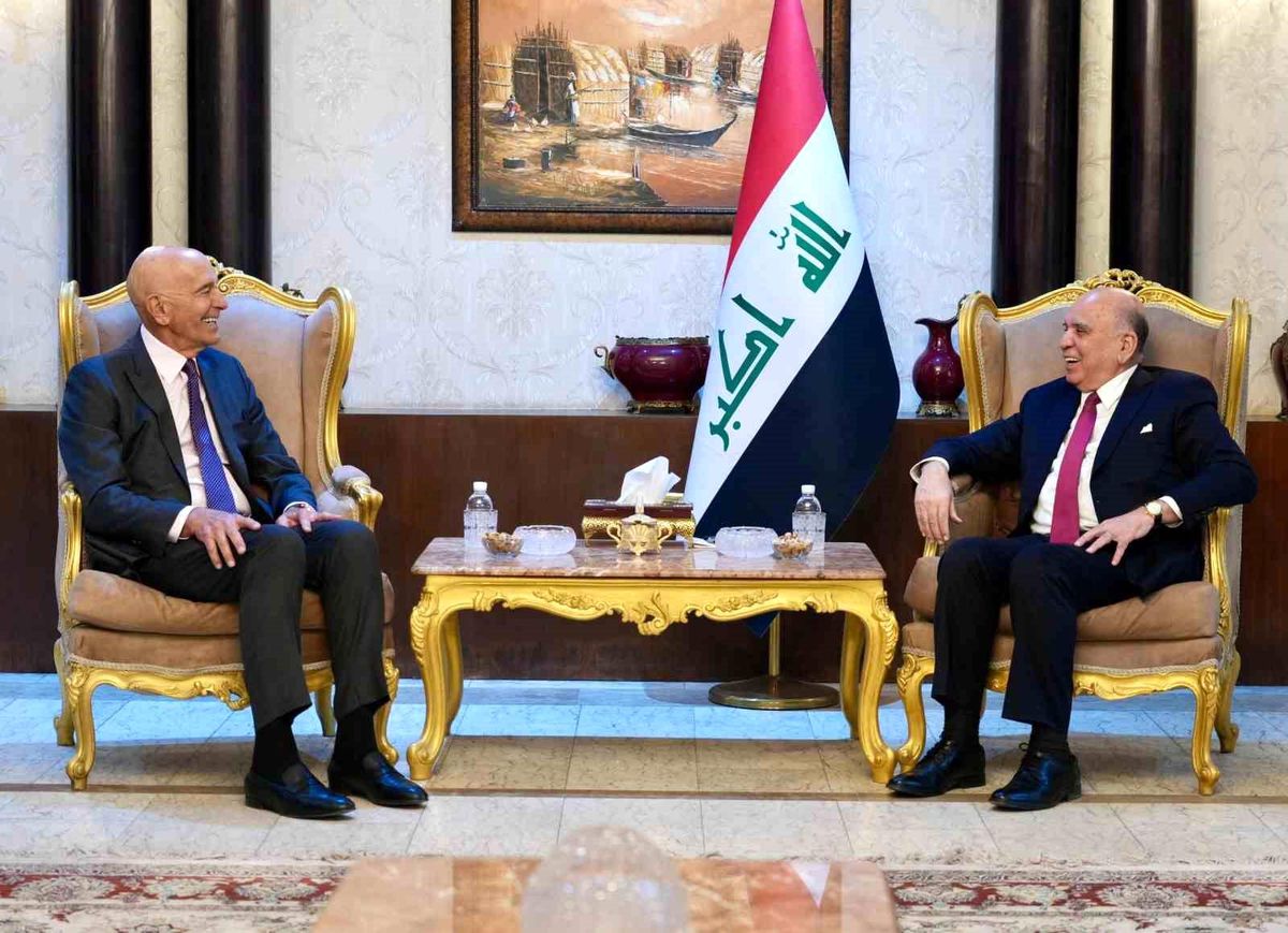 ABD'nin Suriye Özel Temsilcisi Barrack, Irak Dışişleri Bakanı Hüseyin ile görüştü