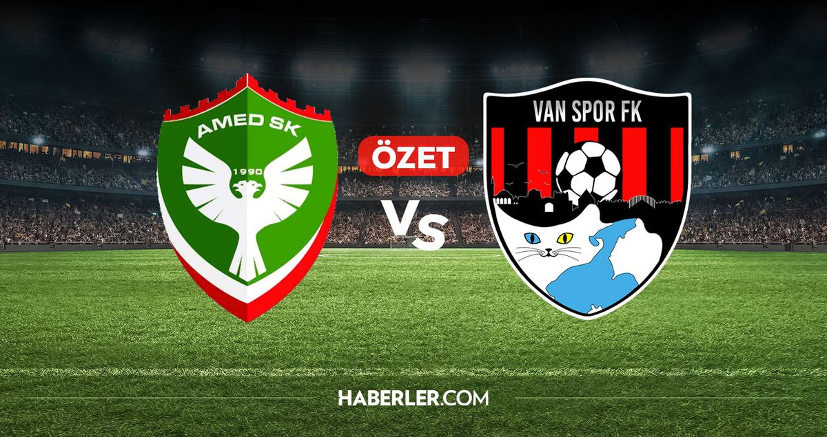 Amedspor Vanspor maç özeti ve golleri! (ÖZET) Amedspor Vanspor kaç kaç bitti, golleri kim attı?