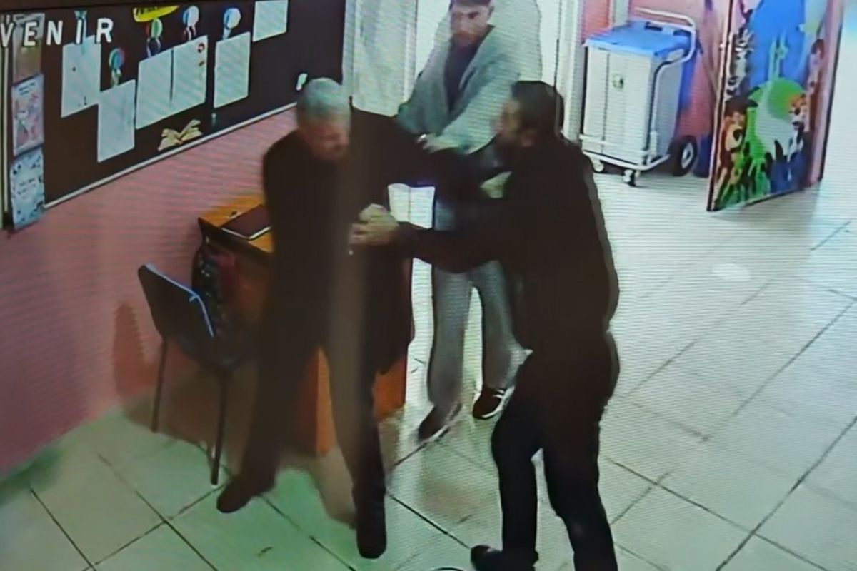 Bitlis'te okul müdürlerine saldırının görüntüleri ortaya çıktı