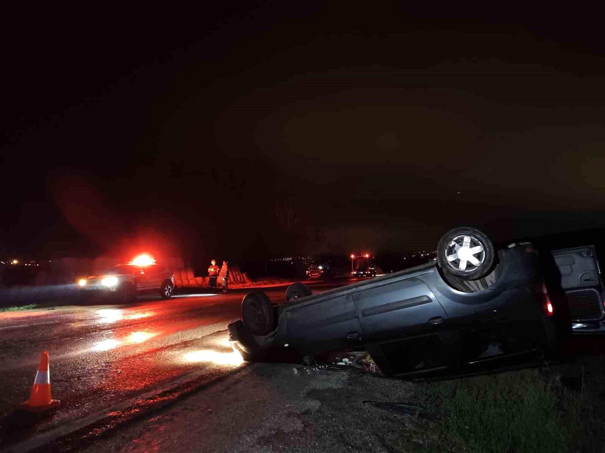 Çan'da trafik kazası 2 yaralı