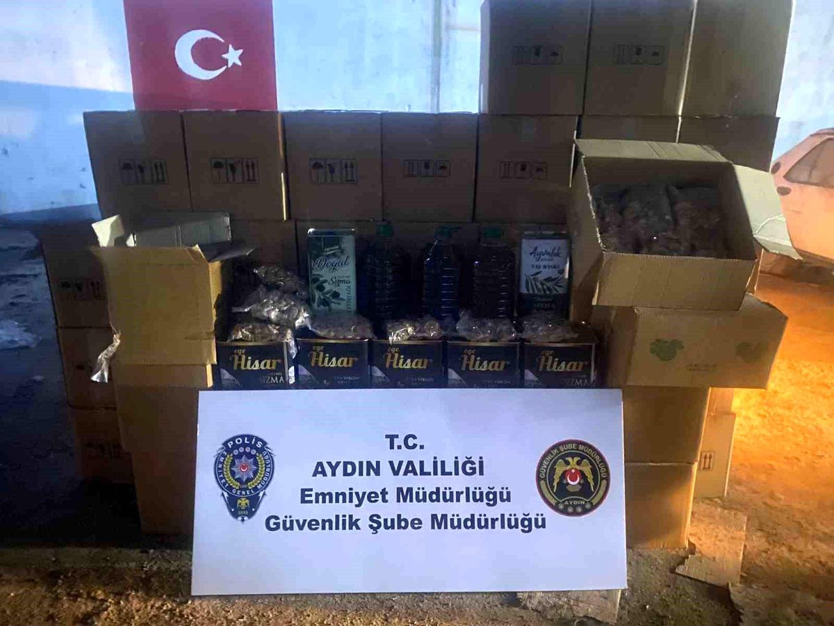 Durdurulan araçtan litrelerce tağşiş zeytinyağı çıktı