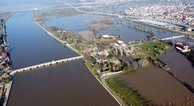 edirne de nehirlerin debileri artti kopruler 19593303 o