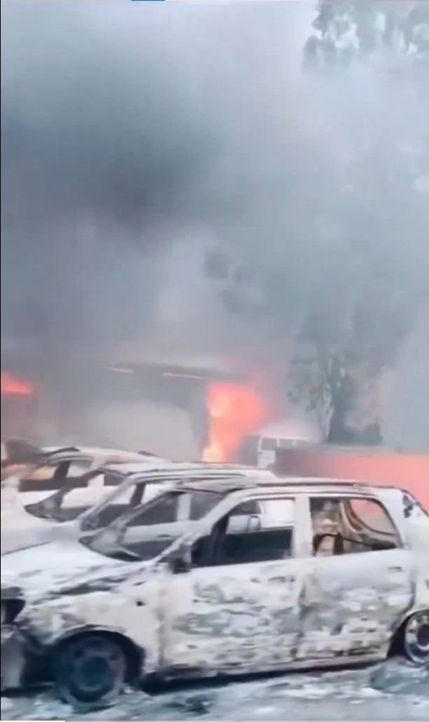 Mexico turned into a battlefield in one day! Streets are burning
