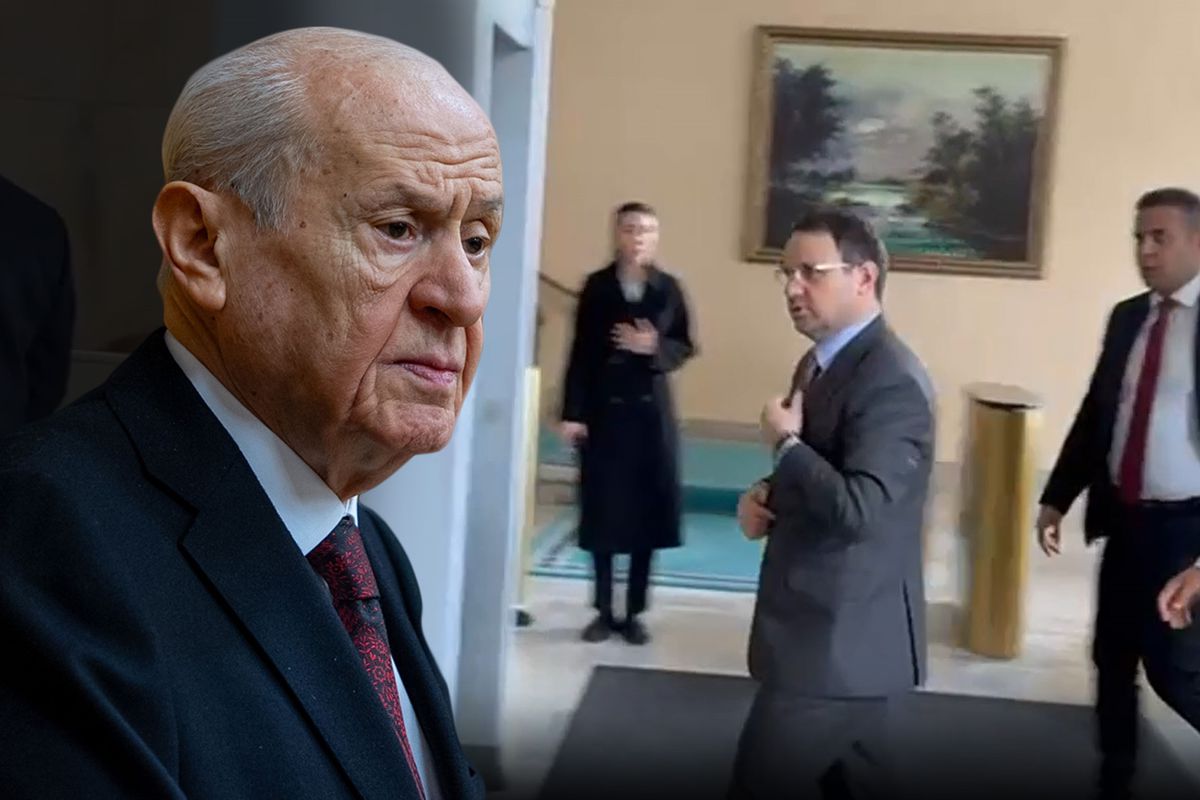 Devlet Bahçeli'ye çifte ziyaret! Akın Gürlek'i kapıda karşıladı