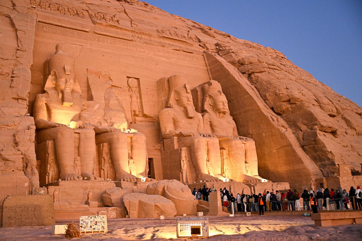 Albüm: Mısır'daki Ebu Simbel Tapınağı, Güneş Festivali Sırasında Yoğun İlgi Gördü