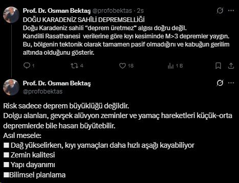 deprem uretmez denilen bolge icin uzmanindan 19597094 8850 m