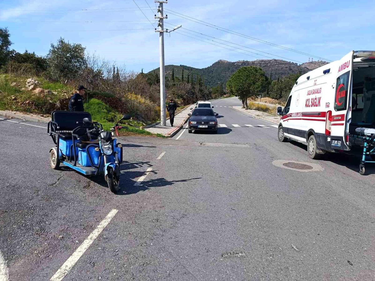 Gazipaşa'da elektrikli bisiklet kazası: 2 yaralı