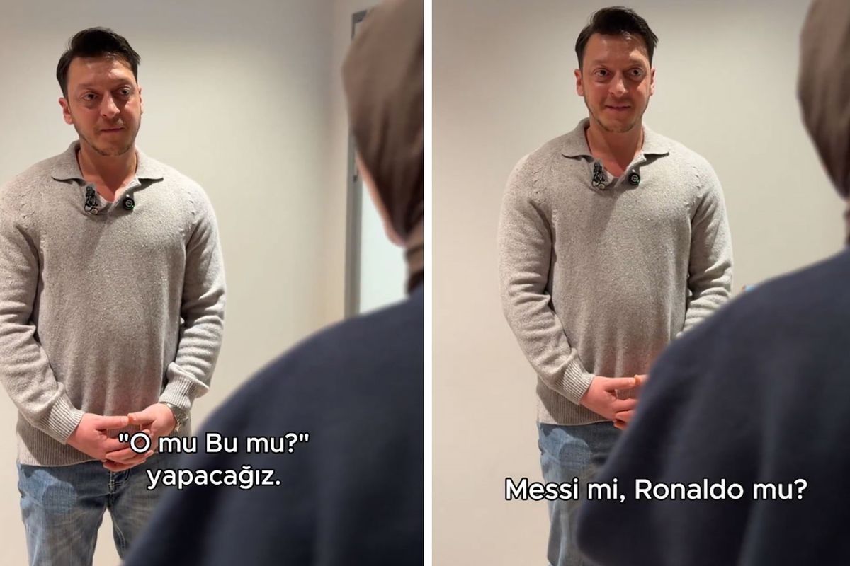 Mesut Özil, ''Ronaldo mu Messi mi'' sorusuna verdiği cevapla alkış topladı