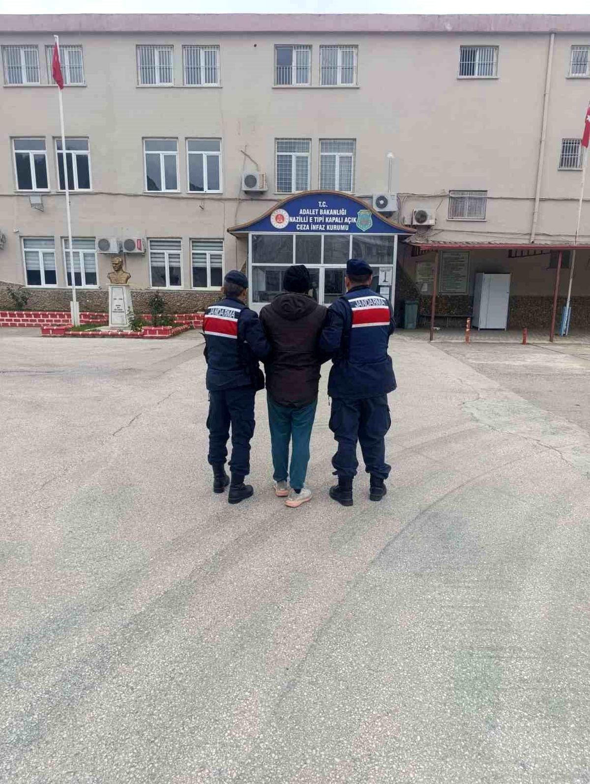 Nazilli'de 6 yıl 8 ay hapis cezası bulunan hükümlü yakalandı