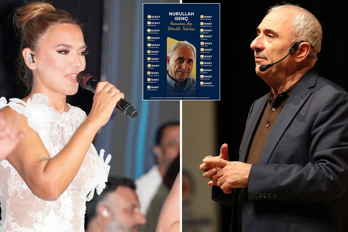 Nurullah Genç'in Ramazan etkinlik takvimi Demet Akalın'ın sözlerini akıllara getirdi