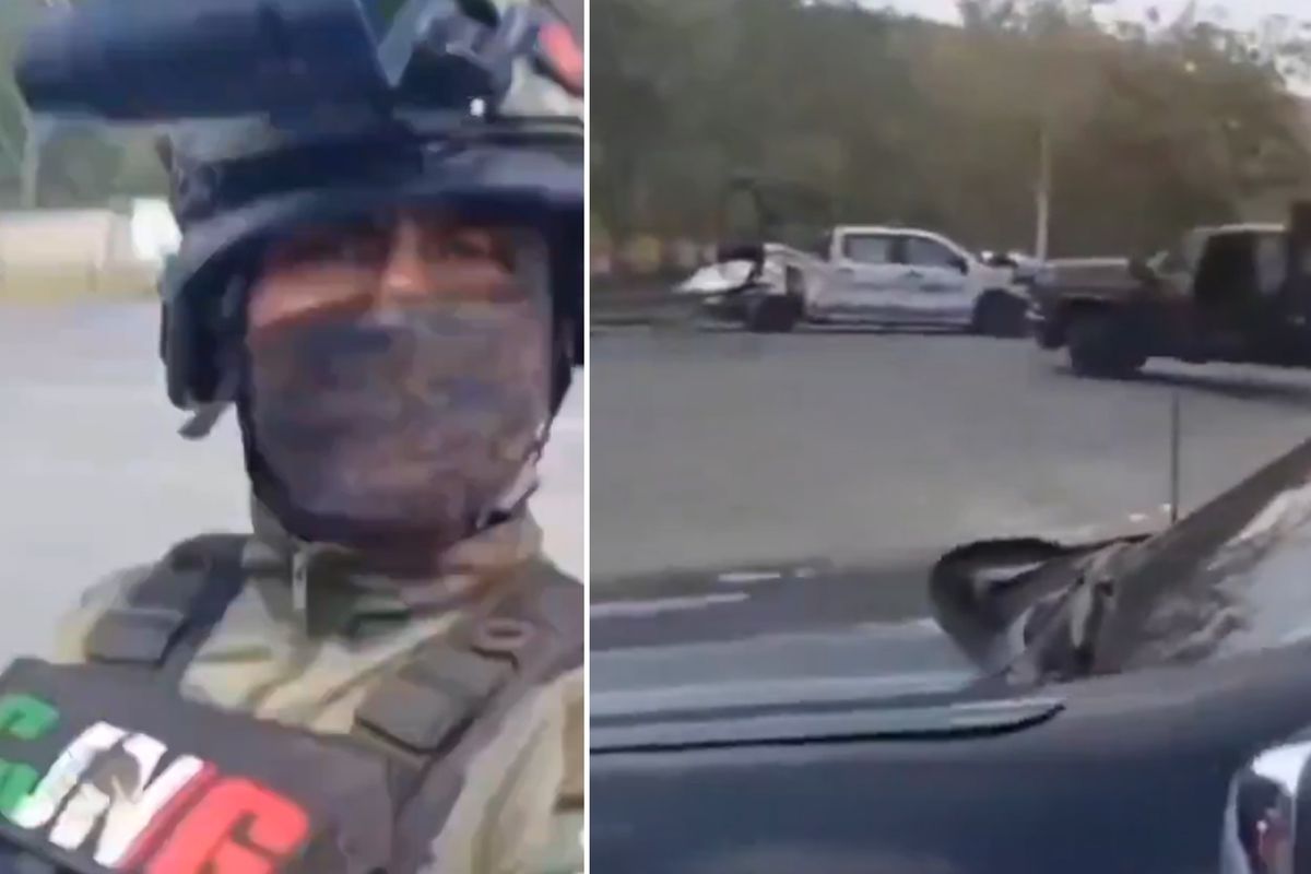 Ordu ile çatışırken telefonu çıkartıp TikTok'ta canlı yayın yaptılar