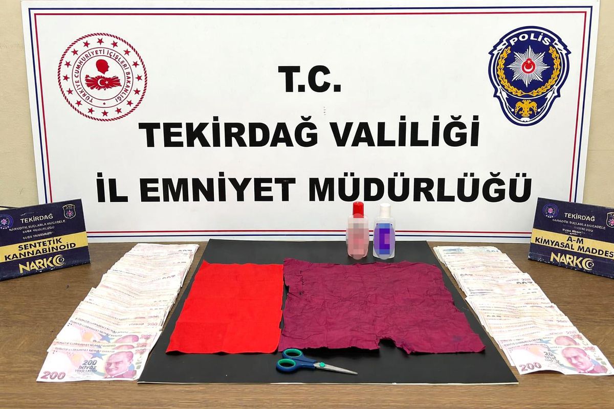 Tekirdağ'da uyuşturucu operasyonlarında 179 şahsa işlem, 10 tutuklama
