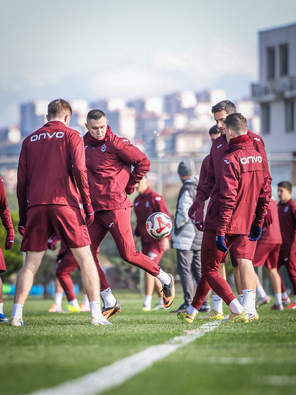 Trabzonspor, Fatih Karagümrük maçı hazırlıklarını sürdürdü