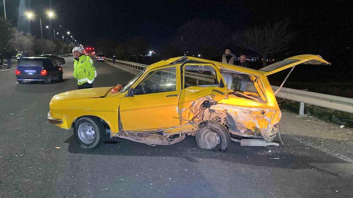 Elazığ'da trafik kazası: 1 yaralı