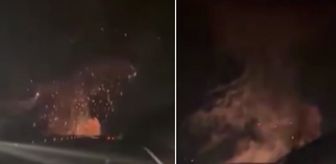 F-16'nın düşme anı! Görüntüye sürücünün sorusu damga vurdu