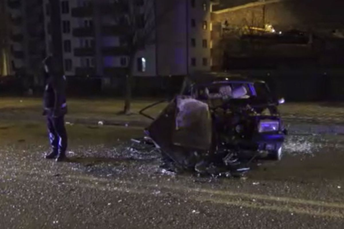 Gümüşhane'de iftara dakikalar kala feci kaza: 1 ölü, 3 yaralı