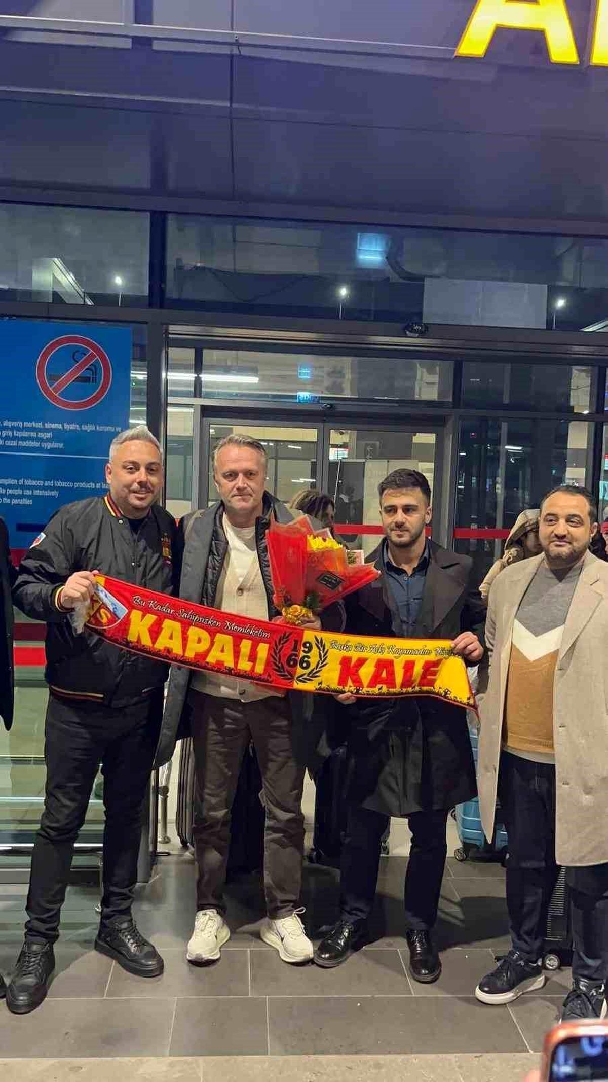 Kayserispor'un yeni teknik direktörü Erling Moe kente geldi