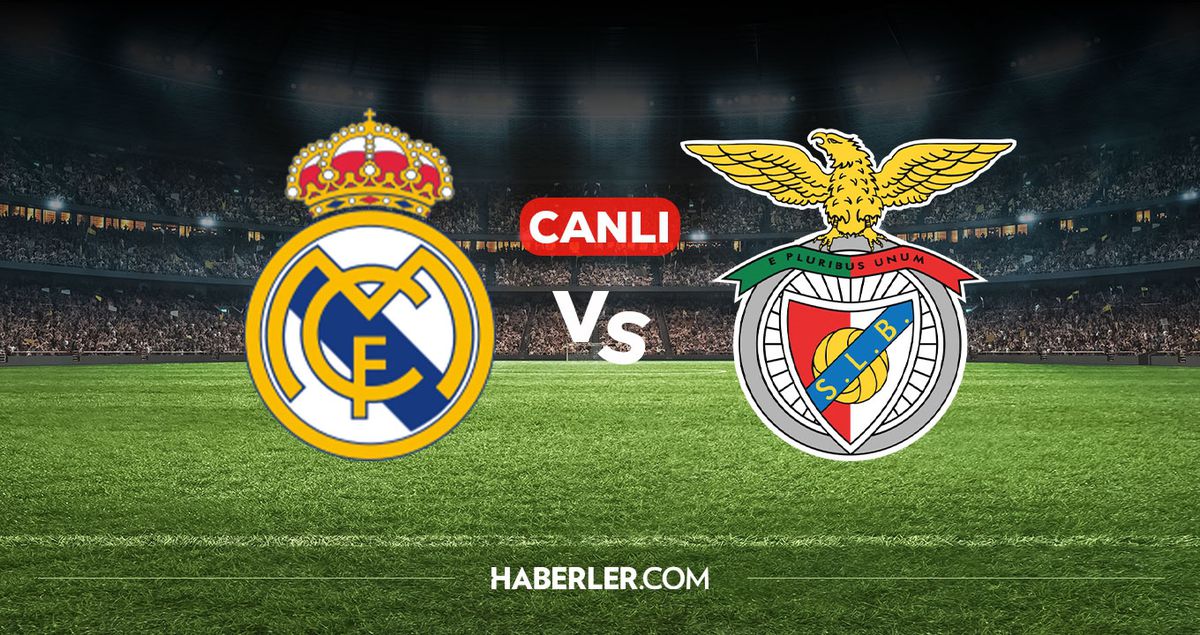 Real Madrid Benfica CANLI nereden izlenir? Real Madrid Benfica maçı hangi kanalda, nereden izlenir?