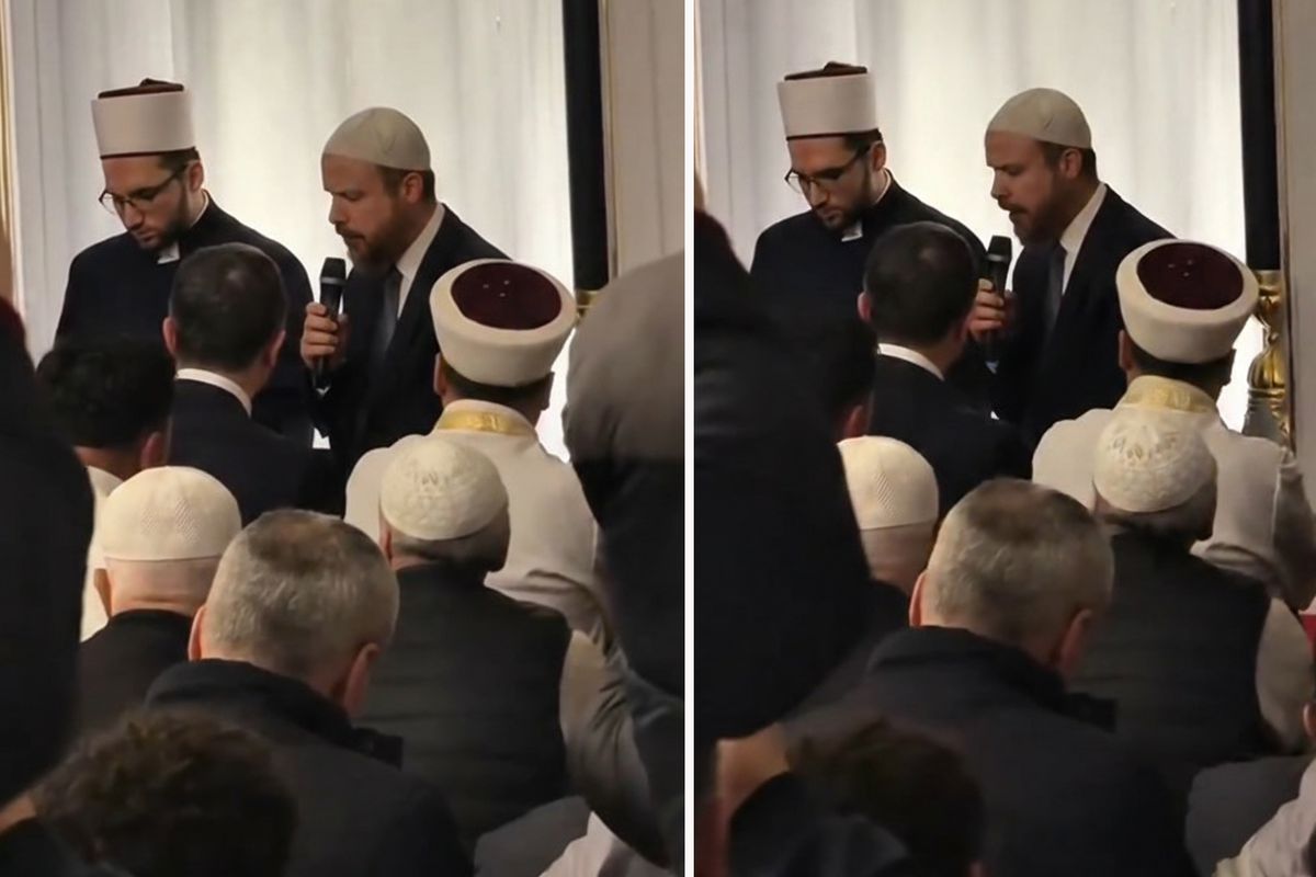 Bilal Erdoğan, Üsküp'te teravih namazını kıldırdı