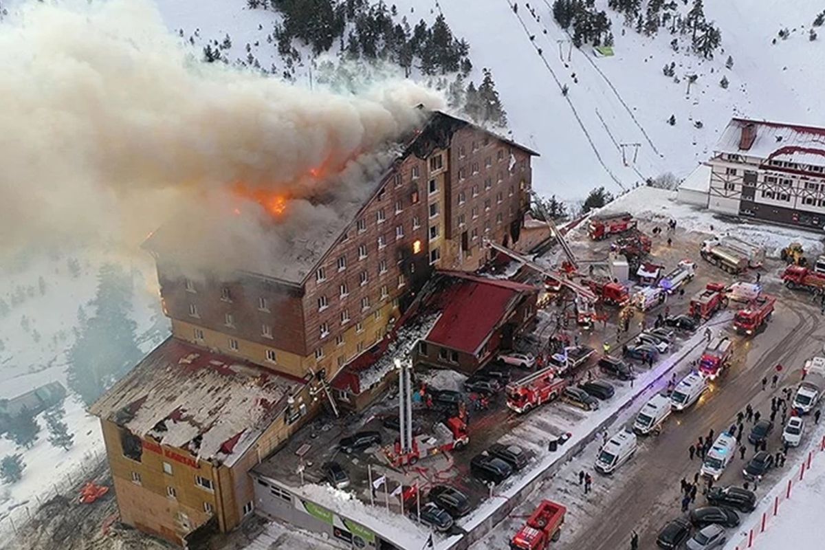 Bolu'daki Grand Kartal Otel yangını davası istinafa taşındı