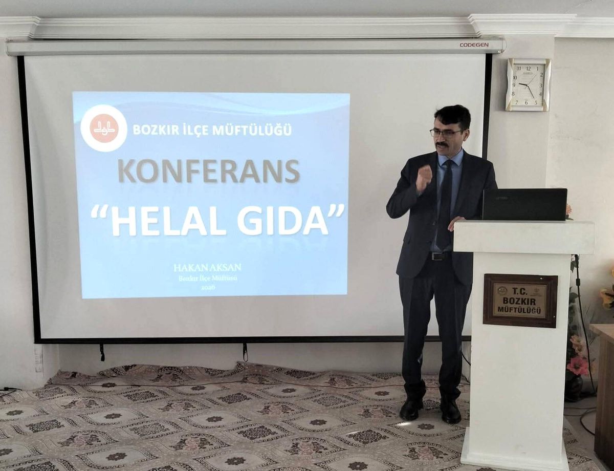 Bozkır'da "Helal Gıda" konulu konferans