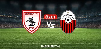Samsunspor Şkendiya maç özeti ve golleri! (ÖZET) Samsunspor Şkendiya kaç kaç bitti, golleri kim attı?