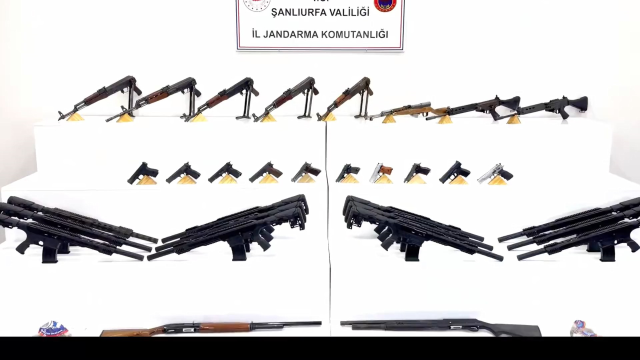 A cache was seized under volcanic basalt stones in Şanlıurfa: 8 detentions