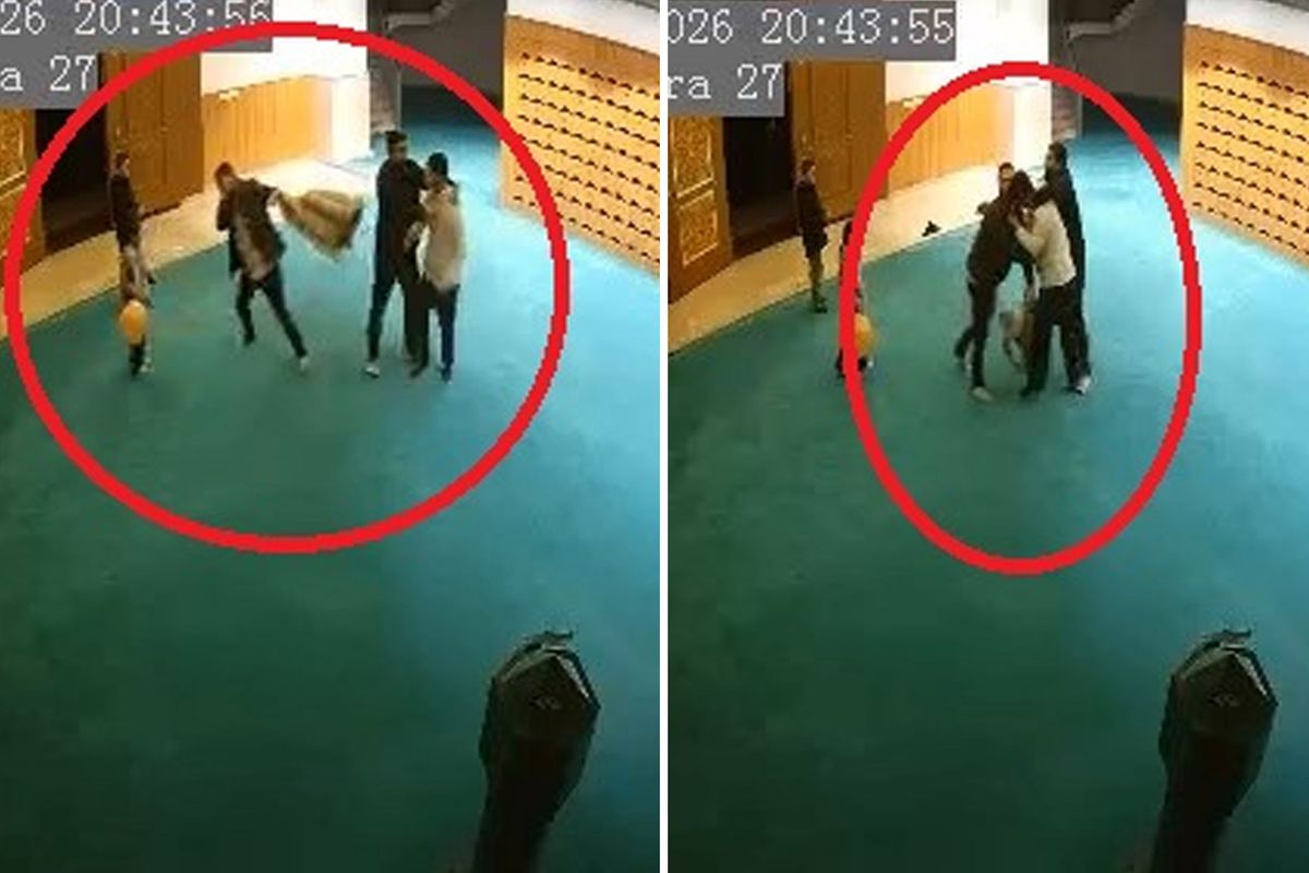 Teravih çıkışı olay: Cami görevlilerini tekme tokat dövdü