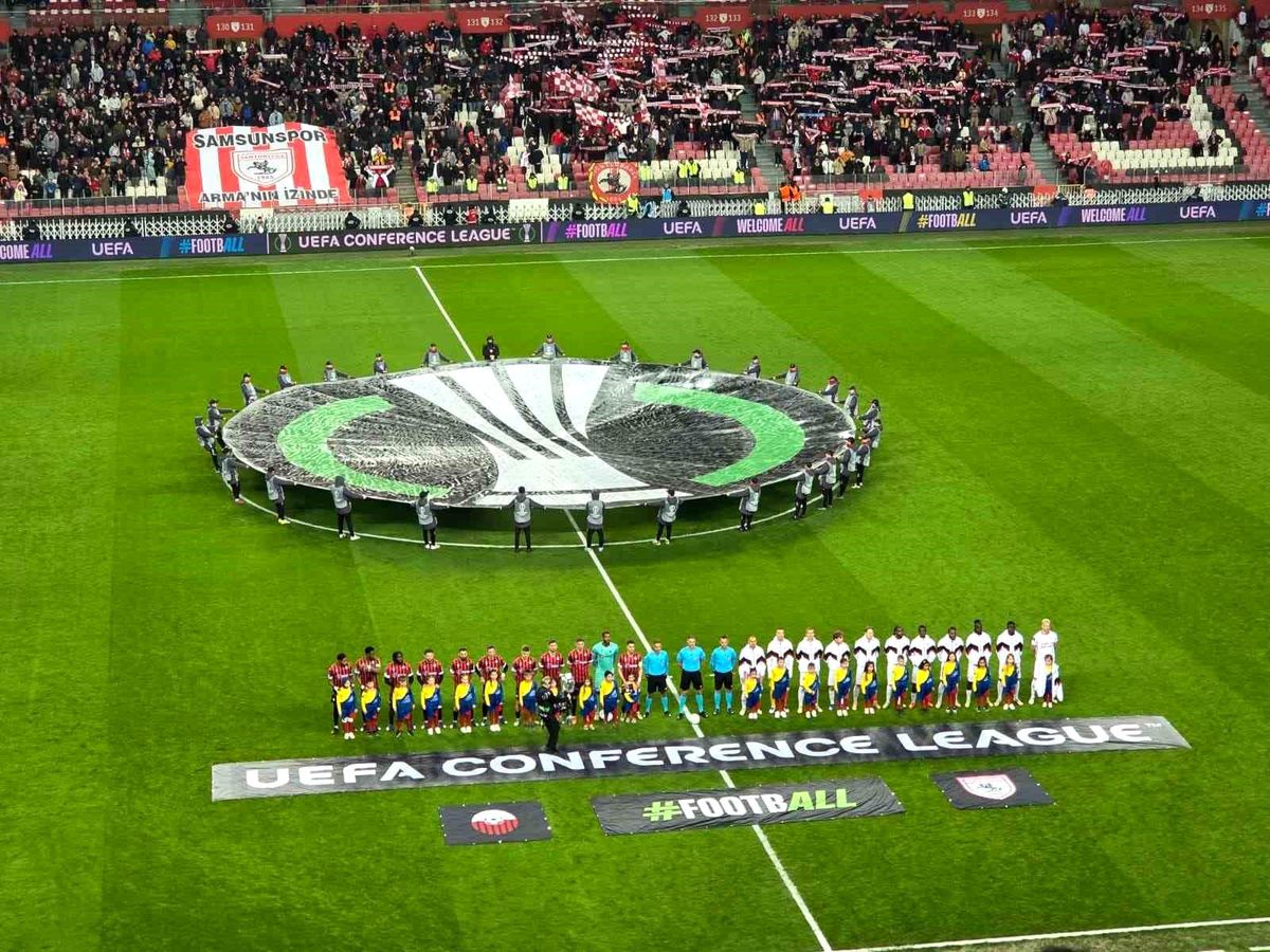 UEFA Konferans Ligi: Samsunspor: 0 Shkendija: 0 (Maç devam ediyor)