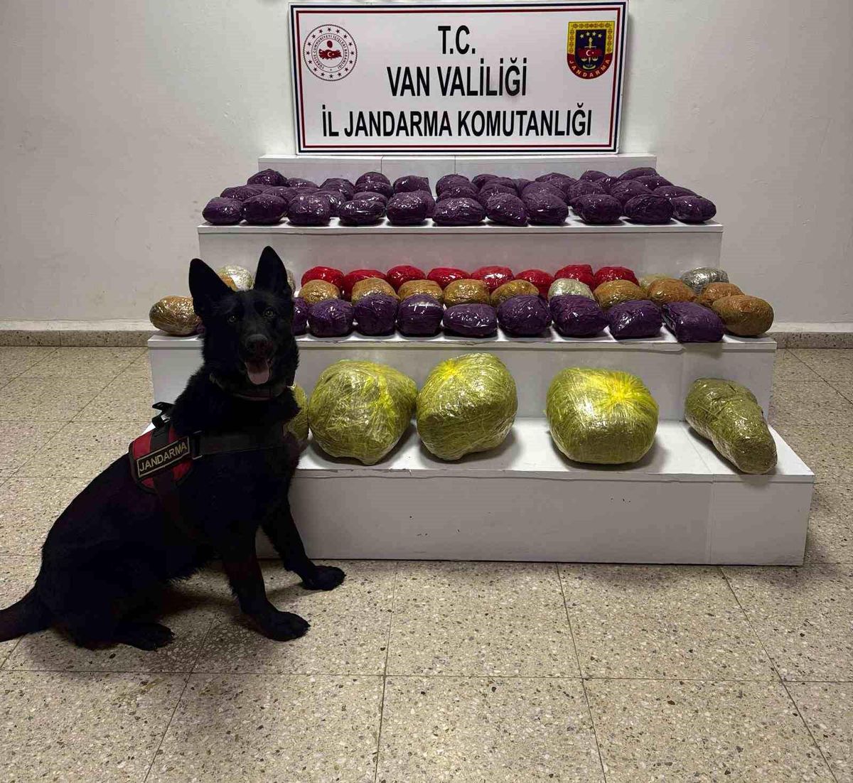 Van'da 31,5 kilo uyuşturucu ele geçirildi