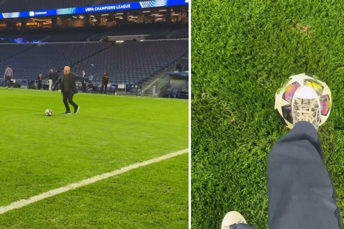 Arda Güler, ailesiyle birlikte Santiago Bernabeu'da futbol oynadı