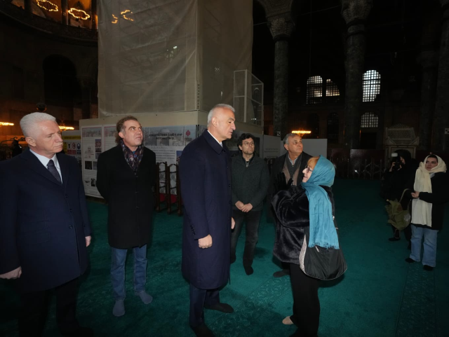 Ayasofya'da Cumhuriyet tarihinin en kapsamlı restorasyonu gerçekleştiriliyor 6 ayasofya da cumhuriyet tarihinin en kapsamli 19606660 633 m