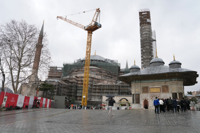 Ayasofya'da Cumhuriyet tarihinin en kapsamlı restorasyonu gerçekleştiriliyor 5 ayasofya da cumhuriyet tarihinin en kapsamli 19606660 9119 m