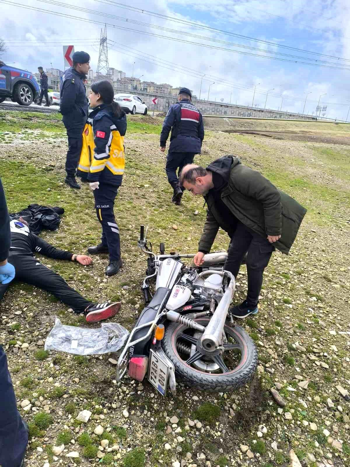 Batman'da motosiklet kazası: 1 yaralı