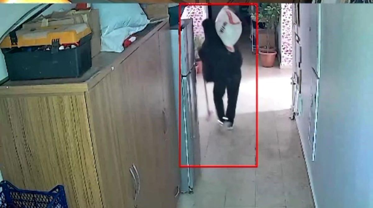 Elazığ'da bir hırsız engelli vatandaşın un çuvalını çaldı