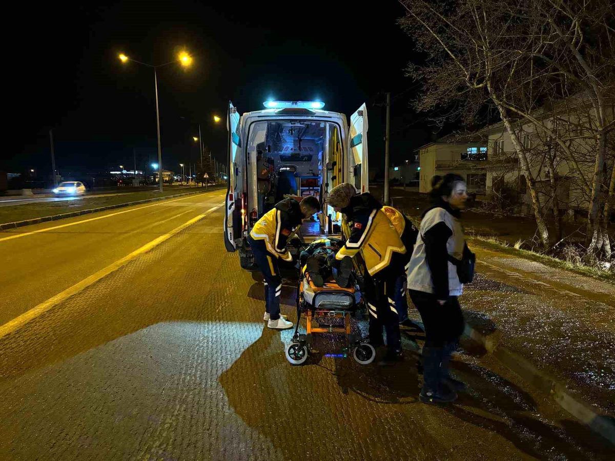 Ereğli'de motosiklet kazası: 1 yaralı