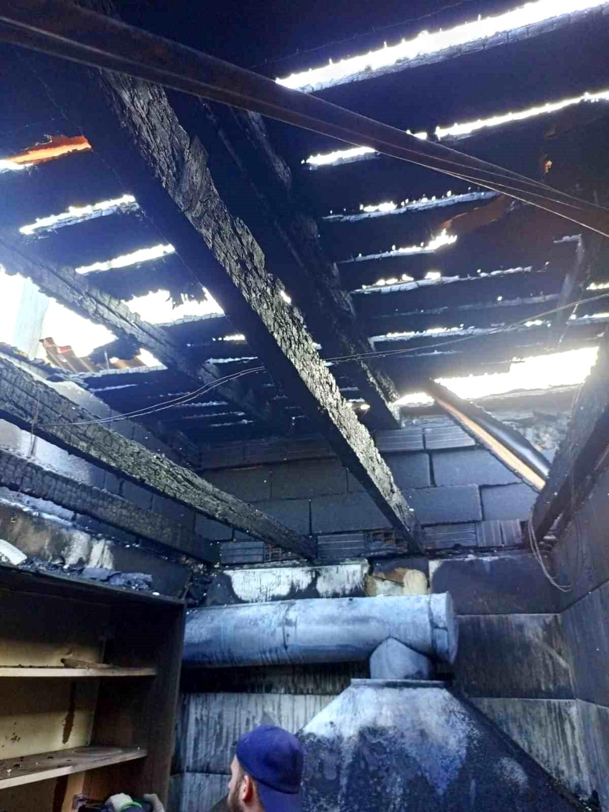 Kapaklı'da lokanta yangını
