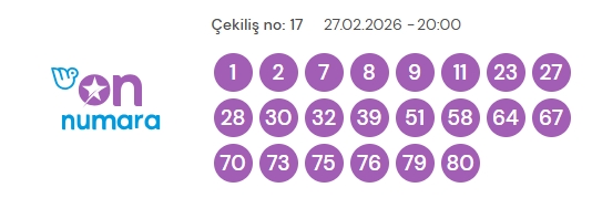 On Numara çekiliş sonuçları açıklandı 27 Şubat Cuma! On Numara sonuçları ve bugün kazanan numaralar neler?