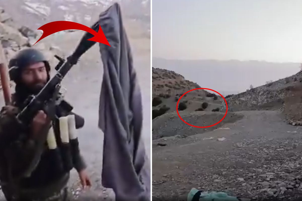 Savaş sırasında bomba görüntü! O anları cep telefonuyla kaydettiler