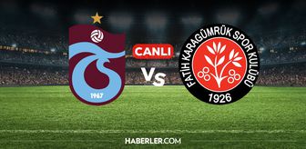 Trabzonspor Karagümrük CANLI nereden izlenir? Trabzonspor Karagümrük maçı hangi kanalda, nereden izlenir?
