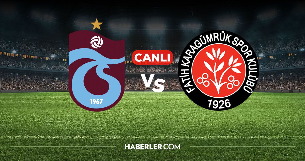 Trabzonspor Karagümrük CANLI izle! Trabzonspor Karagümrük maçı hangi kanalda, nereden izlenir?