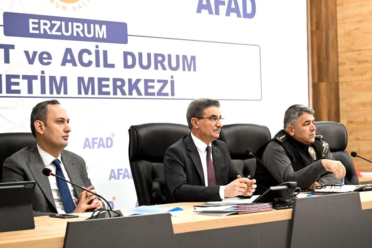 Vali Aydın Baruş başkanlığında, afet ve acil durum toplantısı yapıldı
