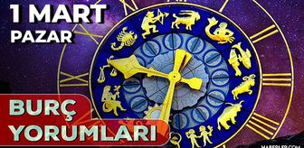 1 Mart Burç Yorumları! 2026 günlük burç yorumları AŞK, EVLİLİK, KARİYER Kova, Yay, İkizler burcu yorumu