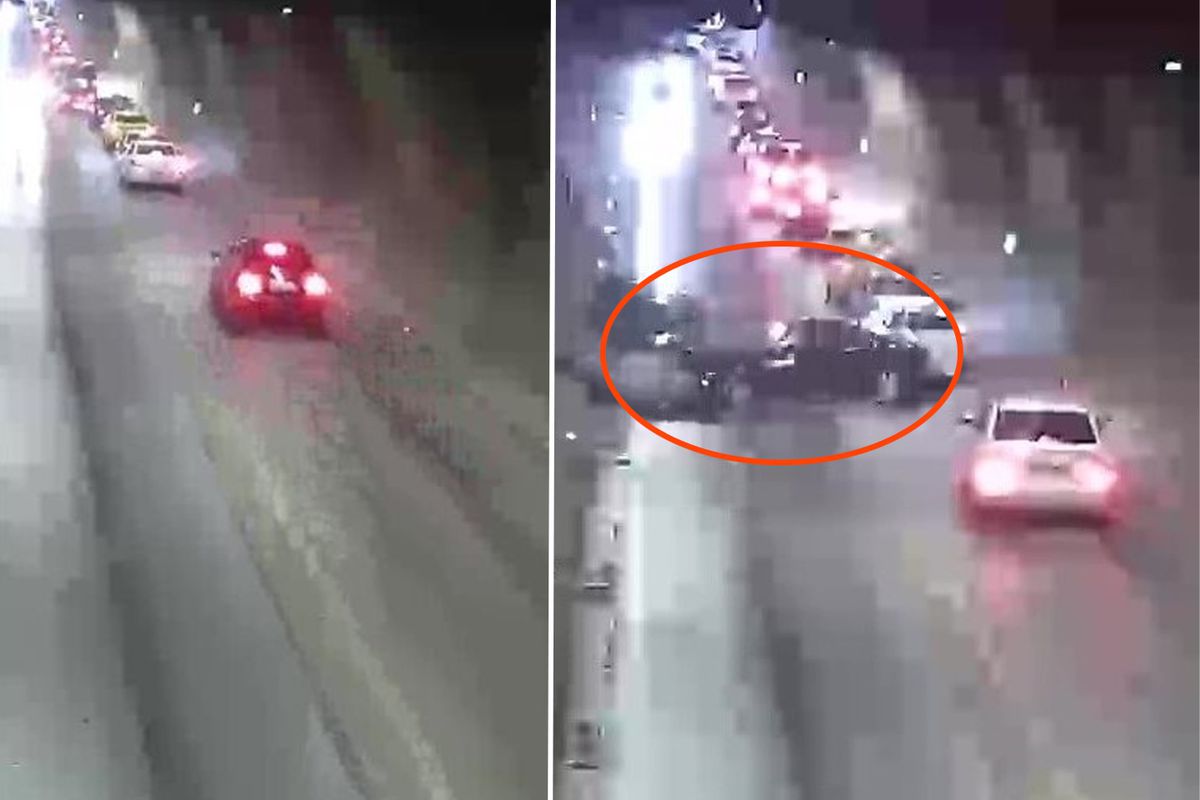 Amasya'da korkunç kaza, otomobiller tünelde kafa kafaya çarpıştı