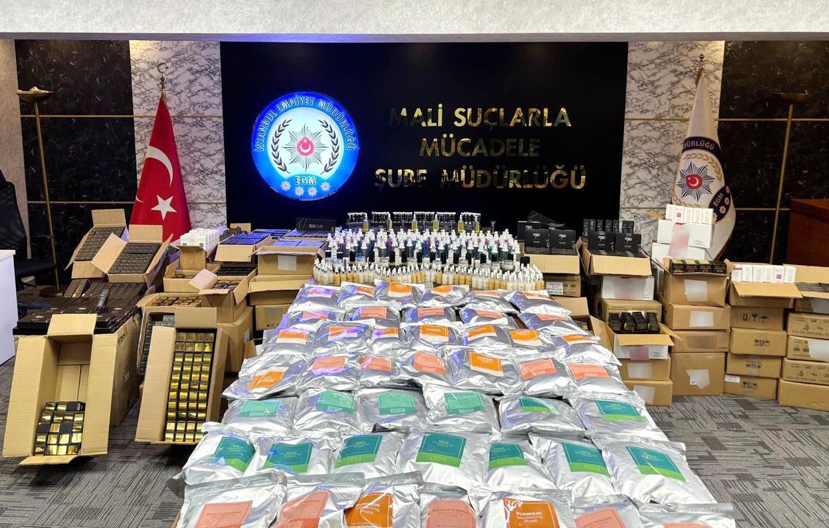 Avcılar'da sahte ilaç ve kozmetik imalathanesine operasyon: 2 gözaltı