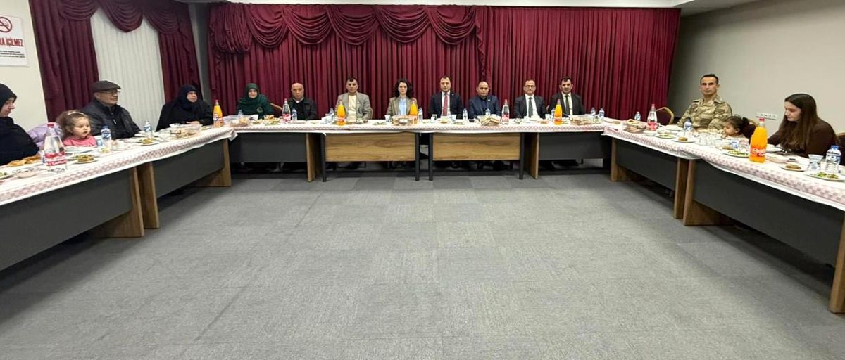 Aydıntepe'de şehit aileleri ve gaziler iftarda buluştu