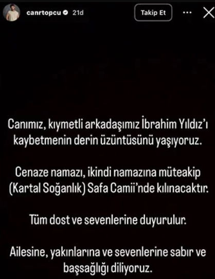 İbrahim Yıldız neden öldü, ölüm sebebi ne, İbrahim Yıldız cenaze namazı ne zaman, nerede kılınacak? İbrahim Yıldız neden öldü, ölüm sebebi ne, İbrahim Yıldız cenaze namazı ne zaman, nerede kılınacak?
